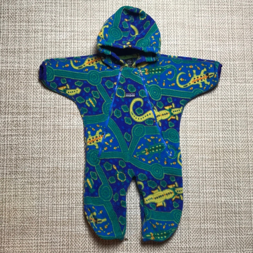 Patagonia Fleece Bunting (infant size M)